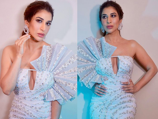 Staggering Poses Of Sophie Choudry In White